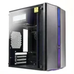 EASE EM123B Tempered Glass Gaming Case - Black - Image 2