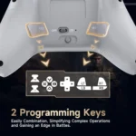 EasySMX X15 RGB Wireless Controller Gamepad with Hall Joysticks/Triggers, 2.4GHz/Wired/Bluetooth, Adjustable Vibration, Anti-Drift, Macro Programming, PC/Android/Steam/Switch/IOS Compatible - Wukong - Image 2