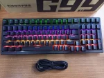 EWEADN G99 Wireless Mechanical Gaming Keyboard, Tri-mode Connectivity, 98%, RGB Backlit, ABS Keycaps (Blue Axis Switch, Dark Knight Black) - Image 2