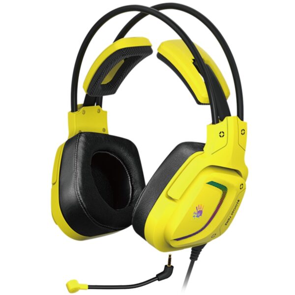 Bloody G575 Virtual 7.1 Surround Sound Gaming Headphone (Punk Yellow) CyberPunk Edition