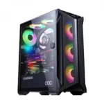 GameMax Brufen C1 COC E-ATX Gaming Case With 4 120MM ARGB Fans Unique T-Shaped Targed Airflow Design Dual USB3.0