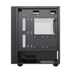Gamemax Edge Black USB3.0 Tempered Glass Micro ATX Gaming Computer Case w/Tempered Glass Panel and 1 x RGB LED Fan x Rear (Pre-Installed) - Image 5