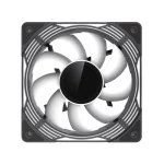 GAMEMAX FN12A-C8I-B 120mm ARGB Case Fan - Black - Image 3