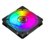 GAMEMAX FN12A-C8I-R 120mm ARGB Reverse Blade Case Fan - Black - Image 2