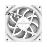 GAMEMAX FN12A-C8I-RW 120mm ARGB Reverse Blade Case Fan - White - Image 4