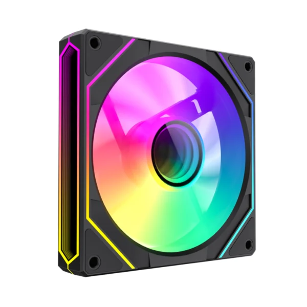 GAMEMAX FN12A-S8I-R 120mm ARGB Reverse Blade Case Fan - Black