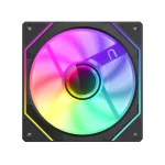 GAMEMAX FN12A-S8I-R 120mm ARGB Reverse Blade Case Fan - Black - Image 2