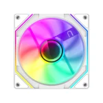 GAMEMAX FN12A-S8I-RW 120mm ARGB Reverse Blade Case Fan - White - Image 2