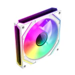 GAMEMAX FN12A-S8I-RW 120mm ARGB Reverse Blade Case Fan - White - Image 3