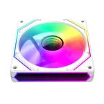 GAMEMAX FN12A-S8I-RW 120mm ARGB Reverse Blade Case Fan - White - Image 4