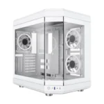 GameMax HYPE Premium Mid-Tower ATX PC Case - White - 3 ARGB Fans Pre-Installed - Image 2