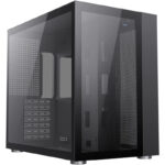 GameMax Infinity BK Mid-Tower ATX PC Gaming Case, Tempered Glass Side Panel - Black