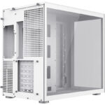 GameMax Infinity HW Mid-Tower ATX PC Gaming Case, Tempered Glass Side Panel - White - Image 7