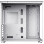 GameMax Infinity HW Mid-Tower ATX PC Gaming Case, Tempered Glass Side Panel - White - Image 5