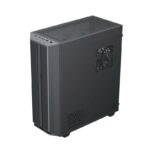 Gamemax Precision E-ATX Gaming Case T-Shape Targeted Air Duct Active Cooling System With Dual ARGB Strip - Black - Image 3