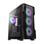 GAMEMAX Siege Tempered Glass ATX Mid Tower Computer Case - Black