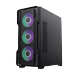 GAMEMAX Siege Tempered Glass ATX Mid Tower Computer Case - Black - Image 4