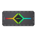 GAMEMAX V4.0 ARGB HUB PWM BK w/ Remote - Black - Image 2