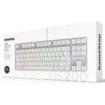 GameStop GS-200 FPS Sniper Wired Mechanical Keyboard White - Otemu Brown Switches - Image 2