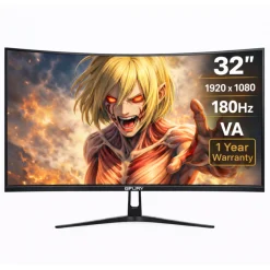 GFURY GF-32C TITAN PRO 32in FHD 180Hz VA LCD Curved Gaming Monitor