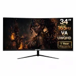 GFURY GF-34C ECLIPSE 34in UWQHD 165Hz VA LCD Curved Gaming Monitor