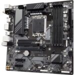 GIGABYTE B760M DS3H AX (LGA 1700 mATX DDR5 USB 3.2 Gen 2 Type-C) Motherboard - Image 4