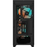 GIGABYTE C301 GLASS E-ATX Mid Tower PC Gaming Case, Tempered Glass, USB Type-C, 4x ARGB Fans Pre-Installed - Black - Image 5