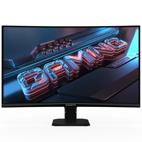 Gigabyte GS27FC FHD 180Hz 27in VA Curved Gaming Monitor, 1500R, 1ms (MPRT), HDR 10, Adaptive-Sync/FreeSync Premium, 2x HDMI 2.0/1x Displayport 1.4