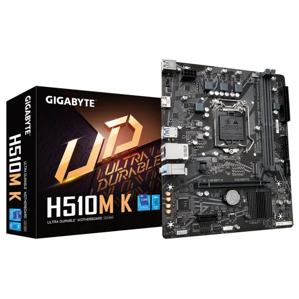 GIGABYTE H510M K (rev. 1.0) Micro-ATX DDR4 Motherboard, Supports Core 11th/10th Gen Intel Processors