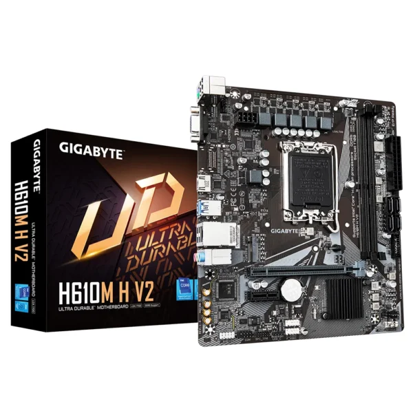 GIGABYTE H610M H V2 DDR5 (rev. 1.0) Motherboard, Micro-ATX