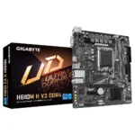 GIGABYTE H610M H V3 DDR4 (rev. 1.0) Motherboard with 4+1+1 Hybrid Phases Digital VRM Design, PCIe 4.0 Design, Gen3 x4 M.2, Anti-Sulfur Resistor, Smart Fan 6