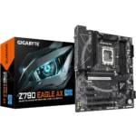 GIGABYTE Z790 Eagle AX (rev. 1.x) LGA 1700 Intel Z790 ATX Motherboard with DDR5, M.2, PCIe 5.0, USB 3.2 Gen2X2 Type-C, Intel Wi-Fi 6E, 2.5GbE LAN