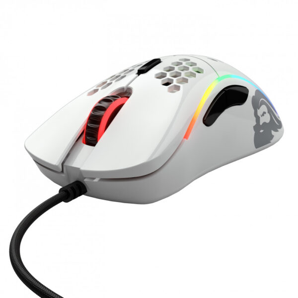 Glorious Model D RGB Gaming Mouse - Glossy White