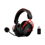 HyperX Cloud Alpha Wireless - Gaming Headset for PC, 300-hour Battery Life, DTS Headphone, Memory foam, Dual Chamber Drivers, Noise-canceling Mic, Durable Aluminum Frame - Image 2