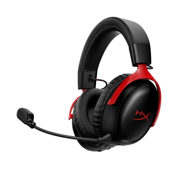 HyperX Cloud III S Wireless Gaming Headset - Black/Red