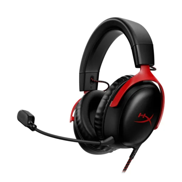 HyperX Cloud III – Wired Gaming Headset – Black/Red