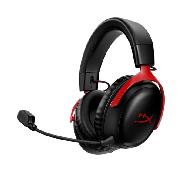 HyperX Cloud III – Wireless Gaming Headset – Black/Red - Open Box