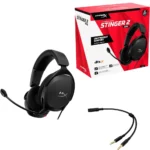 HyperX Cloud Stinger 2 Core – PC Gaming Headset, Lightweight Over-Ear Headset with mic, Swivel-to-Mute mic Function, DTS Headphone:X Spatial Audio, 40mm Drivers, Black - Image 2