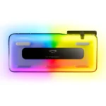 HYTE Keeb TKL - Modern Human Interface - Customizable Tenkeyless Wired Crystal Bubble RGB Gasket Mounted Mechanical Keyboard - Fluffy Lavender Linear Switches - Crystal/Black - Image 2