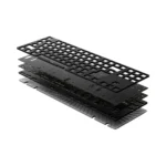 HYTE Keeb TKL - Modern Human Interface - Customizable Tenkeyless Wired Crystal Bubble RGB Gasket Mounted Mechanical Keyboard - Fluffy Lavender Linear Switches - Crystal/Black - Image 5