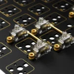 HYTE Keeb TKL - Modern Human Interface - Customizable Tenkeyless Wired Crystal Bubble RGB Gasket Mounted Mechanical Keyboard - Fluffy Lavender Linear Switches - Crystal/Black - Image 7