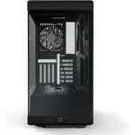 HYTE Y40 Modern Aesthetic Panoramic Tempered Glass Mid-Tower ATX Computer Gaming Case with PCIE 4.0 Riser Cable Included - Pitch Black - Image 6