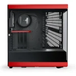 HYTE Y40 Modern Aesthetic Panoramic Tempered Glass Mid-Tower ATX Computer Gaming Case with PCIE 4.0 Riser Cable Included - Black Cherry - Image 5