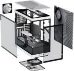 HYTE Y40 Modern Aesthetic Panoramic Tempered Glass Mid-Tower ATX Computer Gaming Case with PCIE 4.0 Riser Cable Included - Panda - Image 6