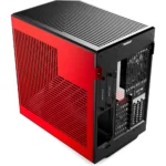 HYTE Y60 Modern Aesthetic Dual Chamber Panoramic Tempered Glass Mid-Tower ATX Computer Gaming Case with PCIE 4.0 Riser Cable Included, Black Cherry - Image 3