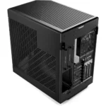 HYTE Y60 Modern Aesthetic Dual Chamber Panoramic Tempered Glass Mid-Tower ATX Computer Gaming Case with PCIE 4.0 Riser Cable Included, Pitch Black - Image 3