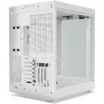 HYTE Y70 Touch Dual Chamber ATX Mid Tower Modern Aesthetic Computer Gaming Case with Integrated 4K LCD Touchscreen - Snow White - Image 4