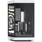 HYTE Y70 Touch Dual Chamber ATX Mid Tower Modern Aesthetic Computer Gaming Case with Integrated 4K LCD Touchscreen - Panda - Image 2