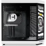 HYTE Y70 Touch Dual Chamber ATX Mid Tower Modern Aesthetic Computer Gaming Case with Integrated 4K LCD Touchscreen - Panda - Image 6
