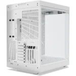 HYTE Y70 Upgraded Modern Aesthetic Dual Chamber Panoramic Tempered Glass Mid-Tower ATX Computer Gaming Case with PCIE 4.0 Riser Cable Included, Snow White - Image 4